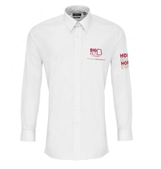 Drivers Shirt (Long Sleeve) - White